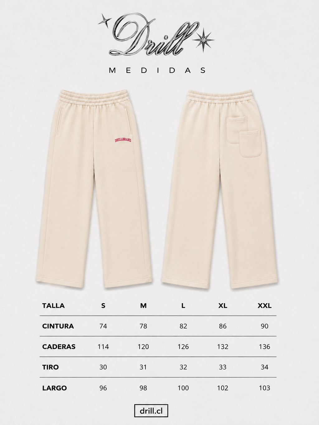 Elevate Your Style with Baggy Cream Wide Leg Pants