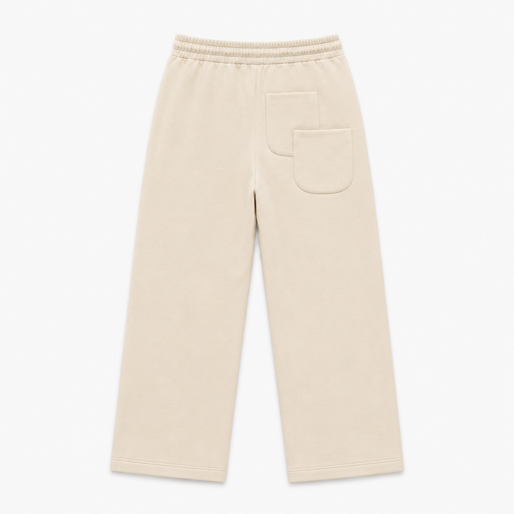Elevate Your Style with Baggy Cream Wide Leg Pants