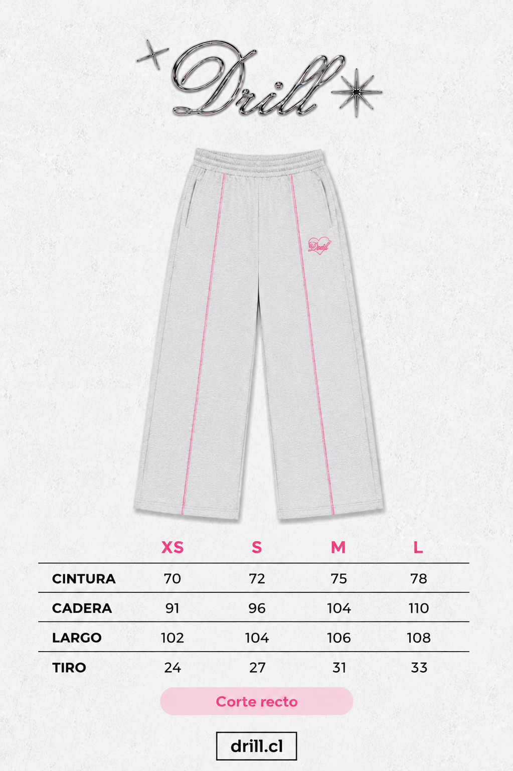 PANT LOVE GRIS