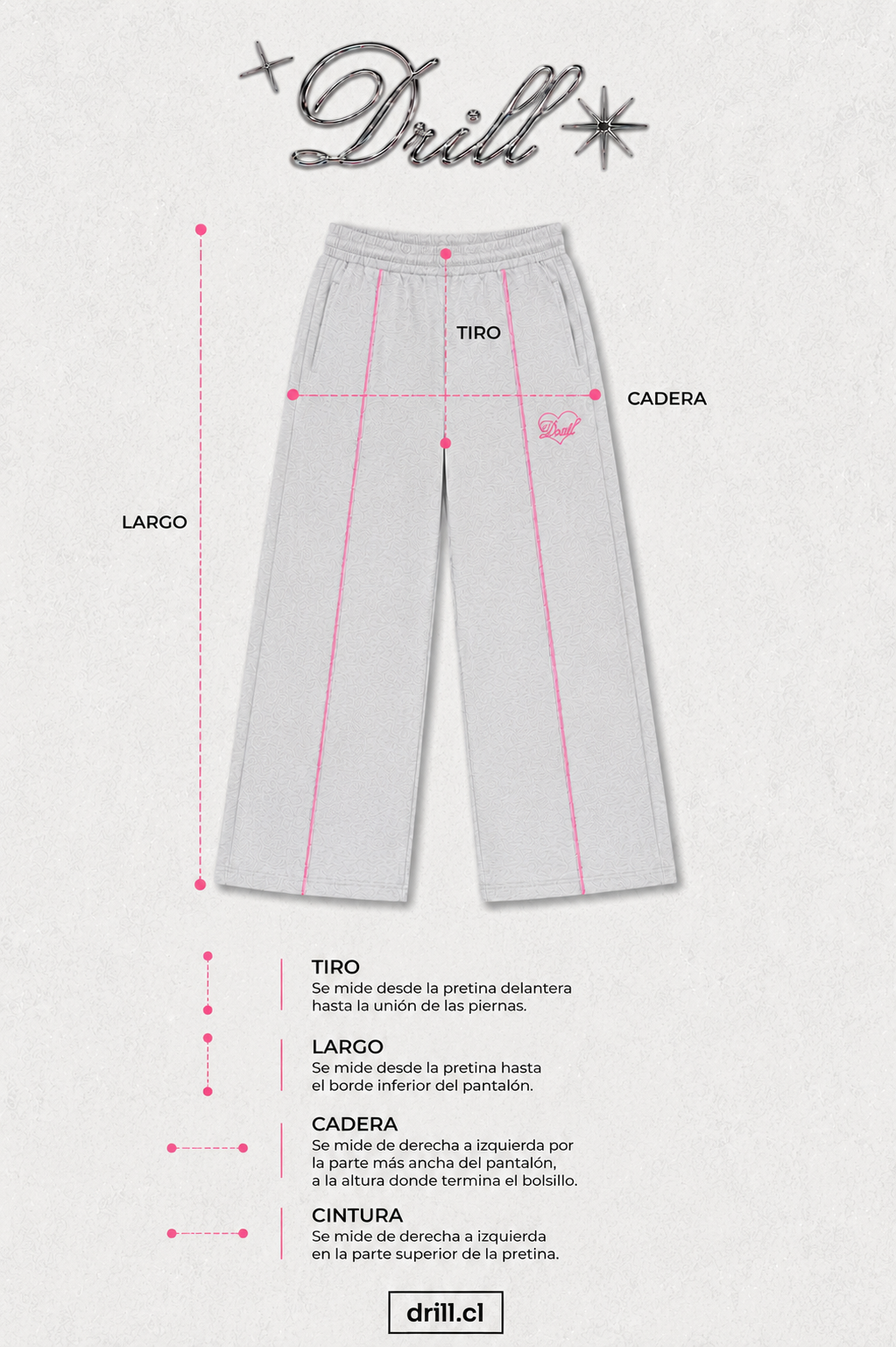 PANT LOVE GRIS