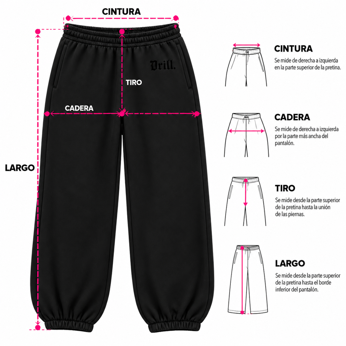 SWEATPANT CLASICO NEGRO