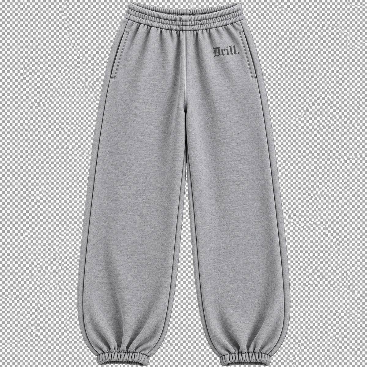 SWEATPANT CLASICO GRIS MELANGE