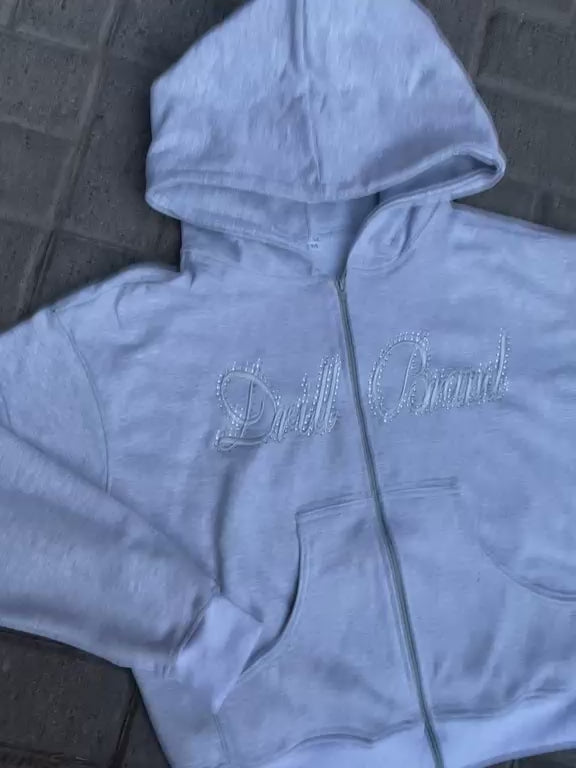POLERON BADDIE GRIS CLARO